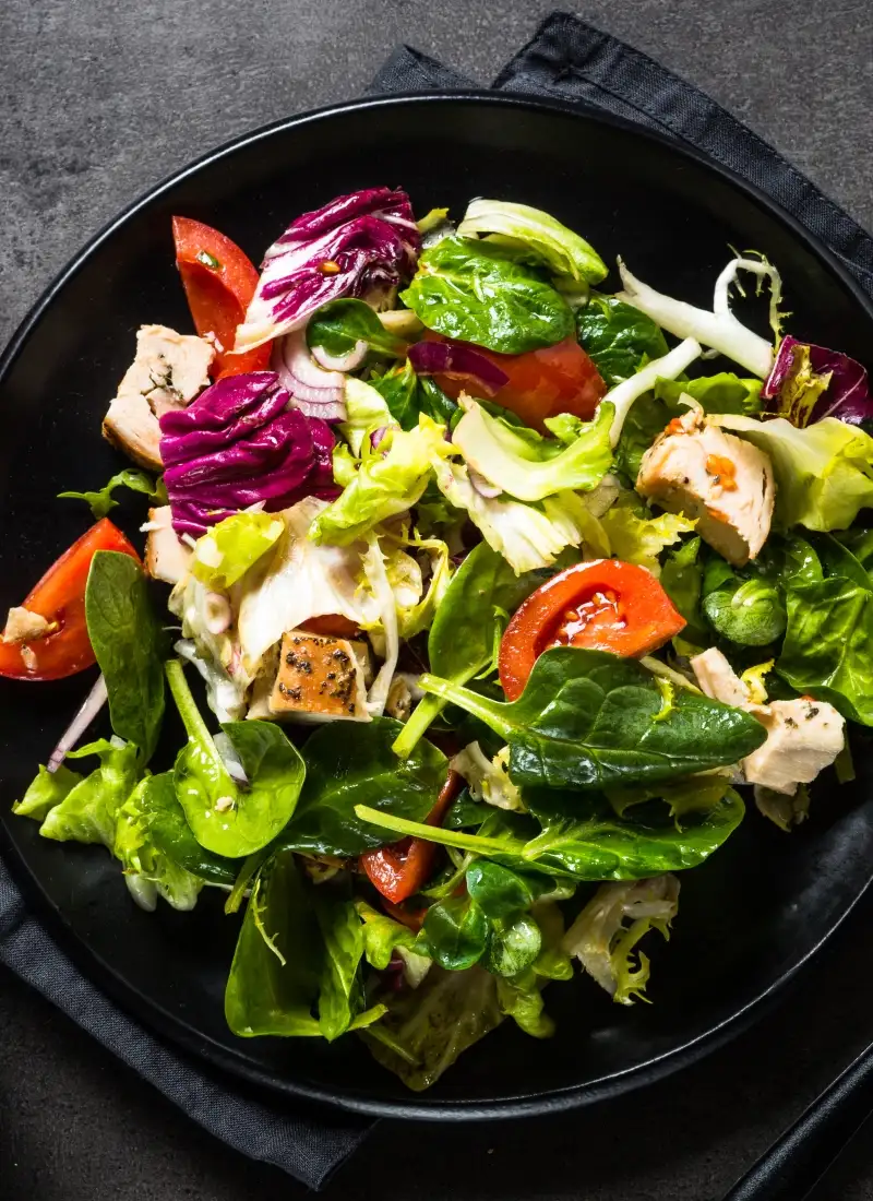 Salade de pâtes au poulet