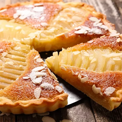 Tarte amandine poire