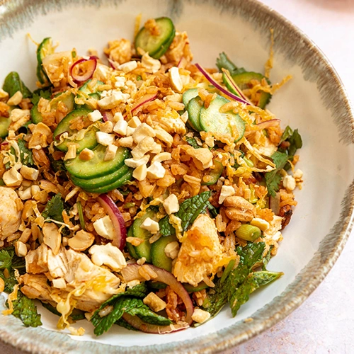 Salades de riz poulet